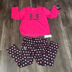 Under Armour matching set.